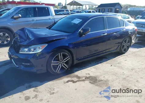 2016 Honda Accord Sport из США, поврежденный, VIN 1HGCR2F62GA231515